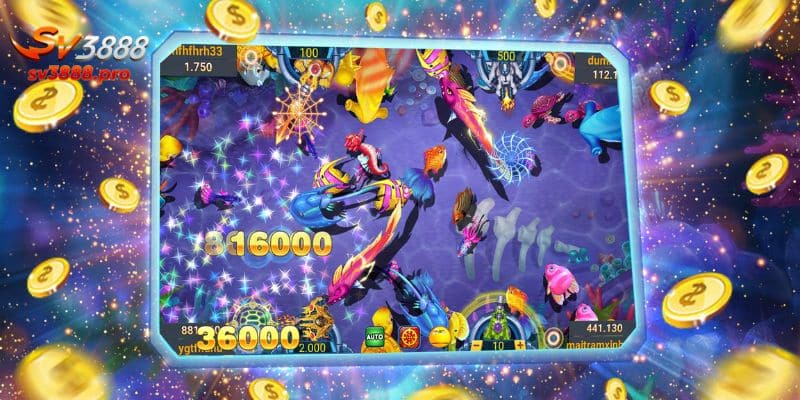 Game bắn cá hay được nhiều người chơi yêu thích tại SV3888
